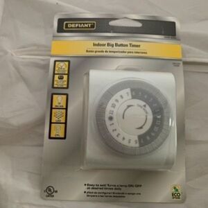 Defiant Indoor Big Button Timer *New*